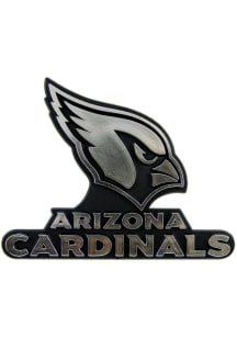 Sports Licensing Solutions Arizona Cardinals Molded Chrome Car Emblem - Red