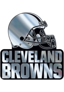 Sports Licensing Solutions Cleveland Browns Molded Chrome Car Emblem - Brown