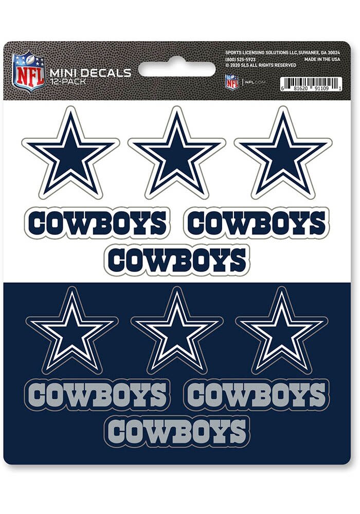 Dallas Cowboys Decal Sticker – Royal Blue Gloss, 3.75" X 3.25", For Any Smooth Surface 4 thumbnail image