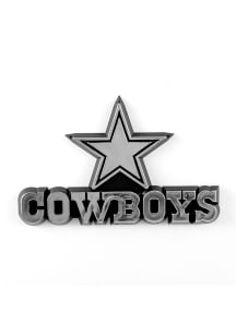Sports Licensing Solutions Dallas Cowboys Molded Chrome Car Emblem - Navy Blue