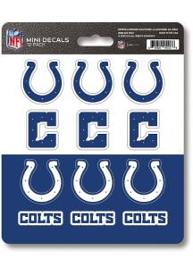 Sports Licensing Solutions Indianapolis Colts 12 pk Mini Auto Decal - Blue