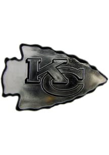 Sports Licensing Solutions Kansas City Chiefs Molded Chrome Car Emblem - Red