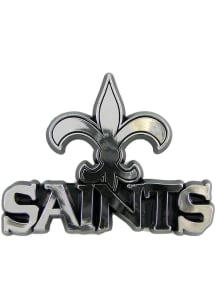 Sports Licensing Solutions New Orleans Saints Molded Chrome Car Emblem - Gold