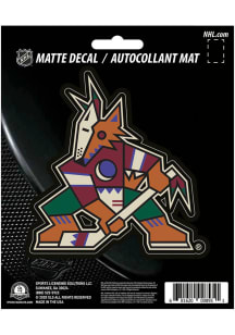 Sports Licensing Solutions Arizona Coyotes Matte Auto Decal - Maroon