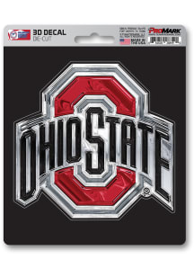 Sports Licensing Solutions Ohio State Buckeyes 3D Auto Decal - Red