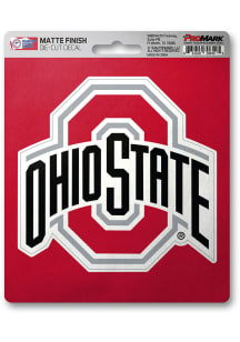Sports Licensing Solutions Ohio State Buckeyes Matte Auto Decal - Red