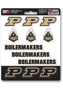 Sports Licensing Solutions Purdue Boilermakers 12 pk Mini Auto Decal - Gold