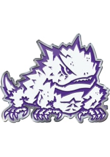 Sports Licensing Solutions TCU Horned Frogs Embossed Car Emblem - Purple