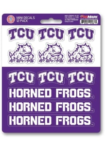 Sports Licensing Solutions TCU Horned Frogs 12 pk Mini Auto Decal - Purple