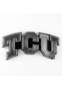 Sports Licensing Solutions TCU Horned Frogs Molded Chrome Car Emblem - Purple