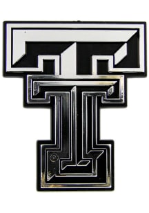 Sports Licensing Solutions Texas Tech Red Raiders Molded Chrome Car Emblem - Red