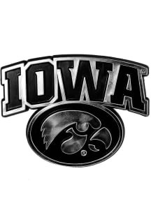 Sports Licensing Solutions Iowa Hawkeyes Molded Chrome Car Emblem - Yellow