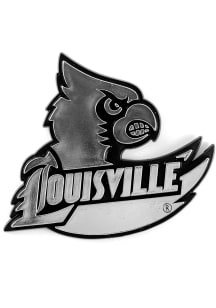 Sports Licensing Solutions Louisville Cardinals Molded Chrome Car Emblem - Red
