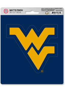 Sports Licensing Solutions West Virginia Mountaineers Matte Auto Decal - Navy Blue