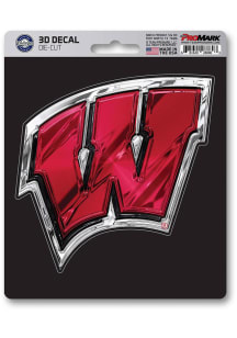 Sports Licensing Solutions Wisconsin Badgers 3D Auto Decal - Red