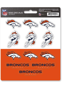 Sports Licensing Solutions Denver Broncos 12 pc Auto Decal - Navy Blue