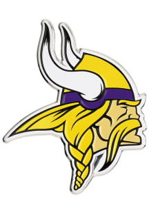 Sports Licensing Solutions Minnesota Vikings Embossed Car Emblem - Purple