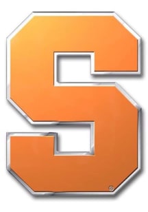 Sports Licensing Solutions Syracuse Orange Color Car Emblem - Orange