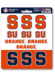 Sports Licensing Solutions Syracuse Orange 12 Pc Mini Auto Decal - Orange