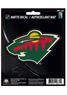 Sports Licensing Solutions Minnesota Wild Matte Auto Decal - Maroon