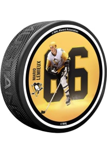 Pittsburgh Penguins Mario Lemieux Hockey Puck