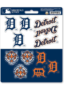 Sports Licensing Solutions Detroit Tigers 12 pc Mini Auto Decal - Navy Blue