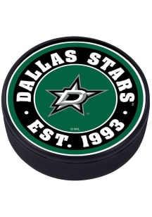 Dallas Stars Established Textured Hockey Puck