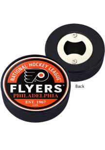 Philadelphia Flyers Block Textured Opener Hockey Puck