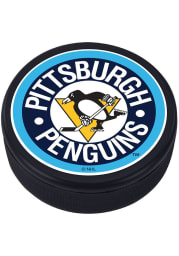 Pittsburgh Penguins Vintage Textured Hockey Puck