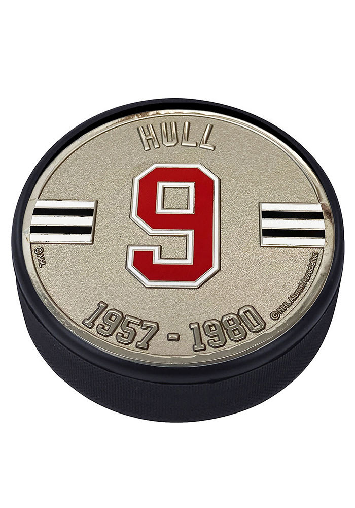 Bobby Hull Chicago Blackhawks Legends Hockey Puck