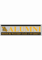 Missouri Western Griffons 3x10 Color Alumni Auto Decal - Yellow