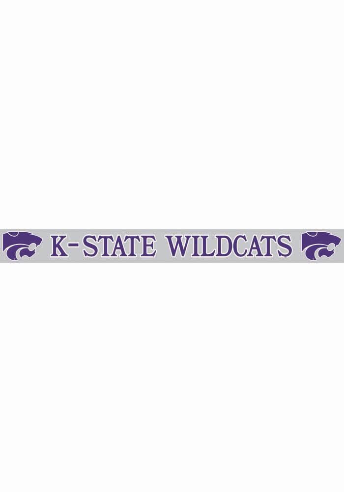 K-State Wildcats 2x19 Puple Auto Strip - Purple