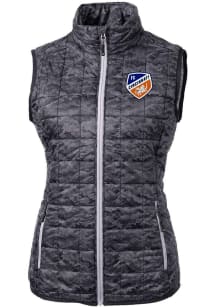 Cutter and Buck FC Cincinnati Womens Black Rainier PrimaLoft Printed Vest