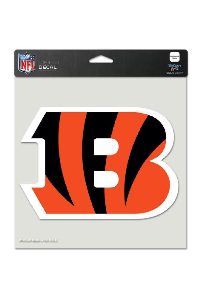 Cincinnati Bengals Helmet - Die Cut Carbon Fiber Vinyl Sticker at