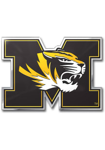 Sports Licensing Solutions Missouri Tigers Aluminum Color Car Emblem - Black