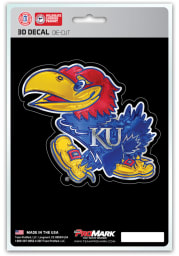 Sports Licensing Solutions Kansas Jayhawks 5x7 inch 3D Auto Decal - Blue