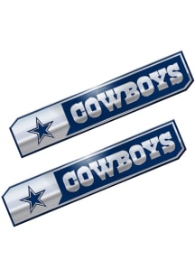 Sports Licensing Solutions Dallas Cowboys 1.75x8.25 inch 2 Pack Truck Edition Car Emblem - Navy ..