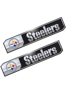 Sports Licensing Solutions Pittsburgh Steelers 1.75x8.25 inch 2 Pack Truck Edition Car Emblem - ..