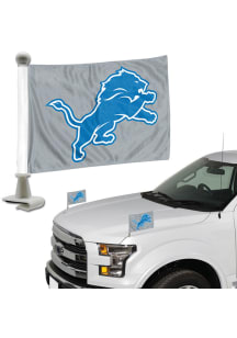Sports Licensing Solutions Detroit Lions Team Ambassador 2-Pack Car Flag - Blue
