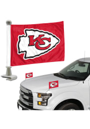 Sports Licensing Solutions Kansas City Chiefs Team Ambassador 2-Pack Car Flag - Red