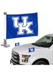 Sports Licensing Solutions Kentucky Wildcats Team Ambassador 2-Pack Car Flag - Blue
