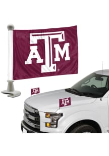 Sports Licensing Solutions Texas A&amp;M Aggies Team Ambassador 2-Pack Car Flag - Maroon