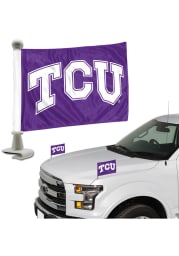 Sports Licensing Solutions TCU Horned Frogs Team Ambassador 2-Pack Car Flag - Purple