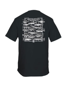 SEC Black Trophy Fish Short Sleeve T Shirt