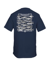 SEC Navy Blue Trophy Fish Short Sleeve T Shirt