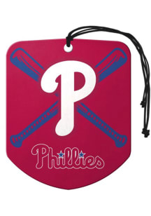 Sports Licensing Solutions Philadelphia Phillies 2pk Shield Auto Air Fresheners - Red