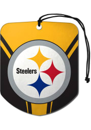 Sports Licensing Solutions Pittsburgh Steelers 2pk Shield Auto Air Fresheners - Yellow