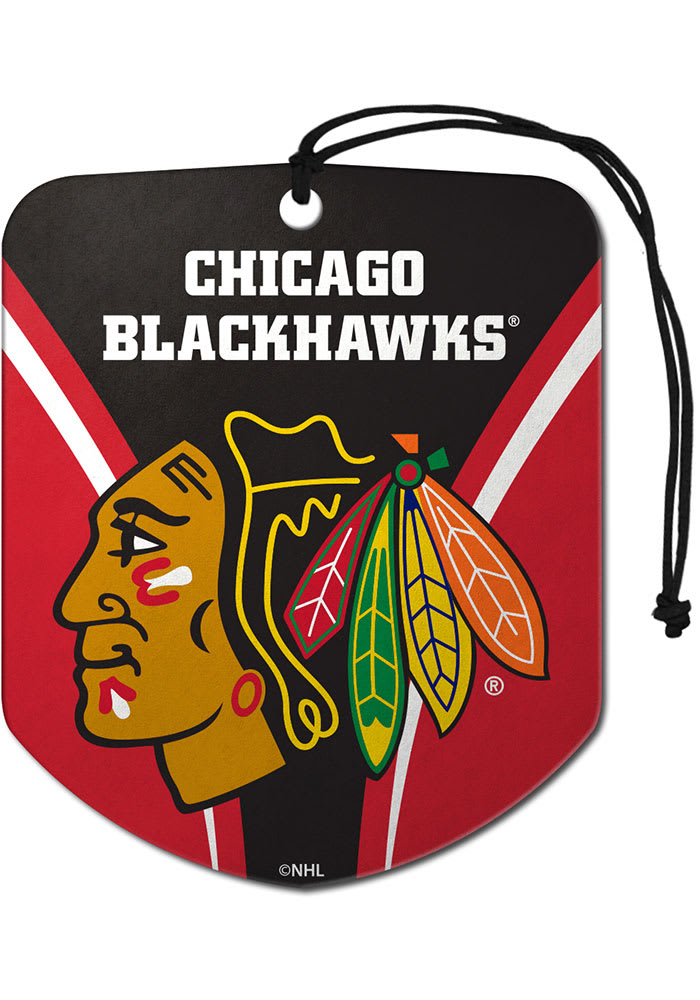 Sports Licensing Solutions Chicago Blackhawks 2pk Shield Auto Air Fresheners - Red