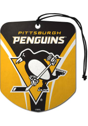 Sports Licensing Solutions Pittsburgh Penguins 2pk Shield Auto Air Fresheners - Yellow