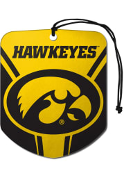 Sports Licensing Solutions Iowa Hawkeyes 2pk Shield Auto Air Fresheners - Yellow